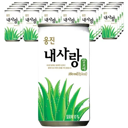 웅진 내사랑 알로에  180ml, 30개