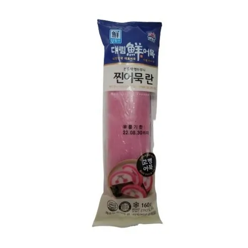 사조대림 대림선 찐어묵 란 160G 고명어묵 볶음 핑크 분홍 어묵, 160g, 1개