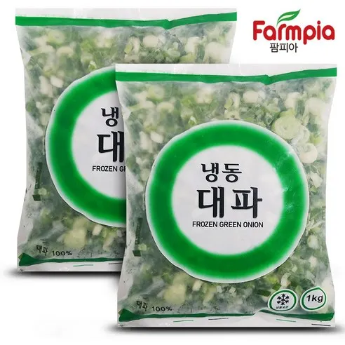 팜피아 냉동 대파 1kg, 1kg, 2개