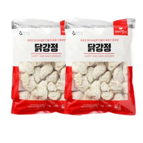 아워홈 닭강정 1kg x2개