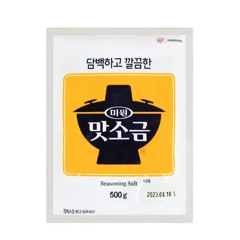 청정원 msg 풍미 감칠맛 맛소금 500g, 500g, 1개