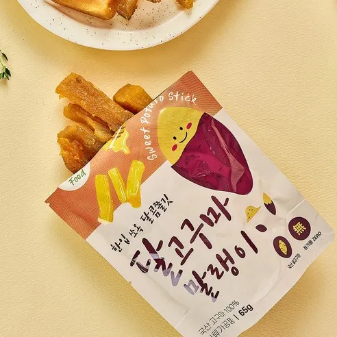 한입쏘옥달콤쫄깃 달고구마 말랭이, 65g, 30개