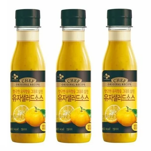 (냉장)CJ제일제당 유자샐러드소스250gx3개, 250g, 3개