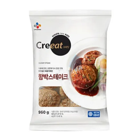 CJ크레잇 함박스테이크 960g x 1개, 960g, 1개