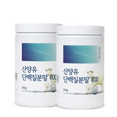 100% 순수 산양유 단백질 프로틴 분말 300g, 300g, 2개