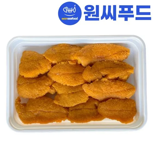 원씨푸드 실속형 성게알 냉동 우니 100g 제철 신선급랭 보라성게