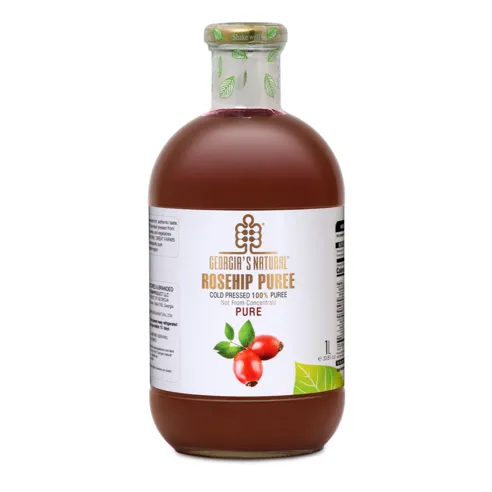 조지아스내추럴 야생 로즈힙 퓨레 주스 1 000ml, 1L, 1개