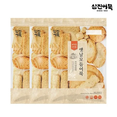 삼진어묵 [삼진어묵] 옛날모듬어묵 1Kg x 3개