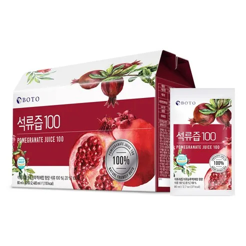 보뚜 석류즙 100, 80ml, 30개