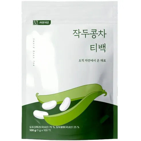 자연지인 국산 작두콩차 삼각티백 100T 건강차, 1g, 100개입, 1개