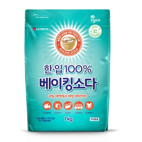 한입 100% 베이킹소다, 1kg, 1개