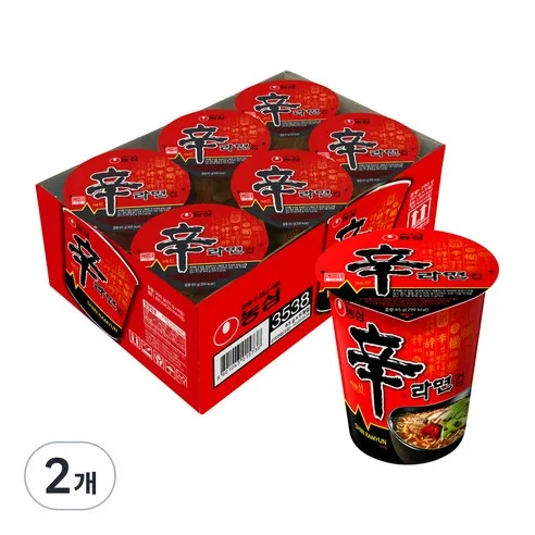 농심 신라면 컵 65g, 12개