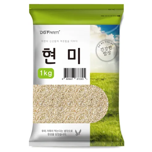 건강한밥상 2023년산 햇곡 국산 현미, 1kg, 1개