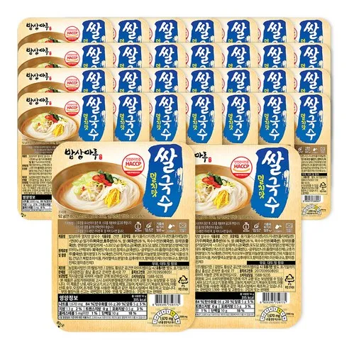 밥상마루 쌀국수 멸치맛, 92g, 30개