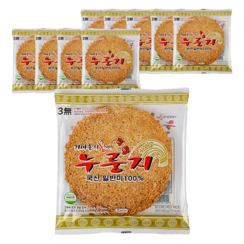 참좋은식품 가마솥의 누룽지, 200g, 10개