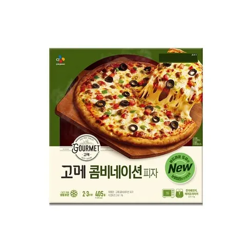 CJ제일제당 고메 클래식 콤비네이션피자 405g 2개, 405g, 405g, 2개