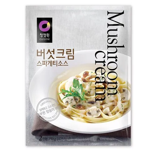 청정원 버섯크림 스파게티소스, 250g, 1개