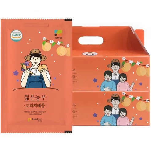 젊은농부 도라지배즙 30p, 3L, 3개